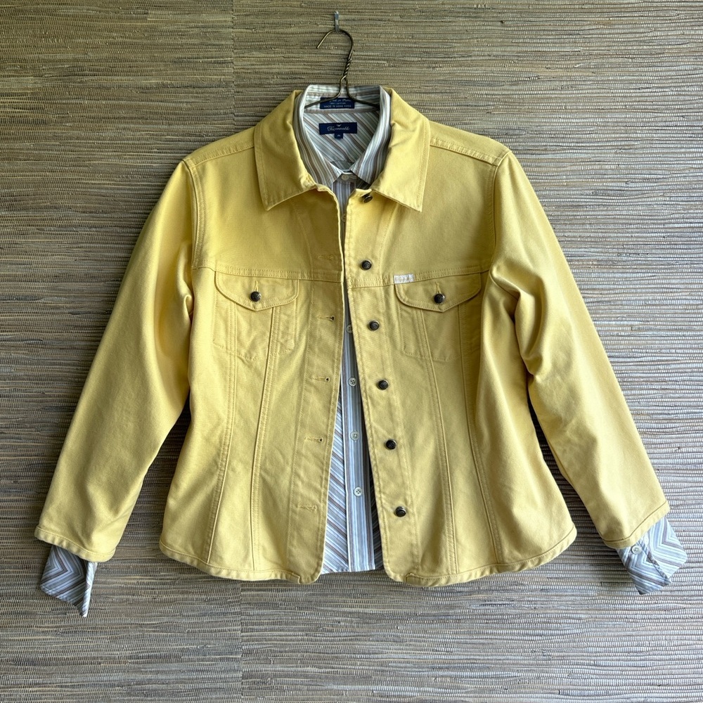 Façonnable Canvas Long-sleeve Jean Jacket Size M - Picture 3 of 8